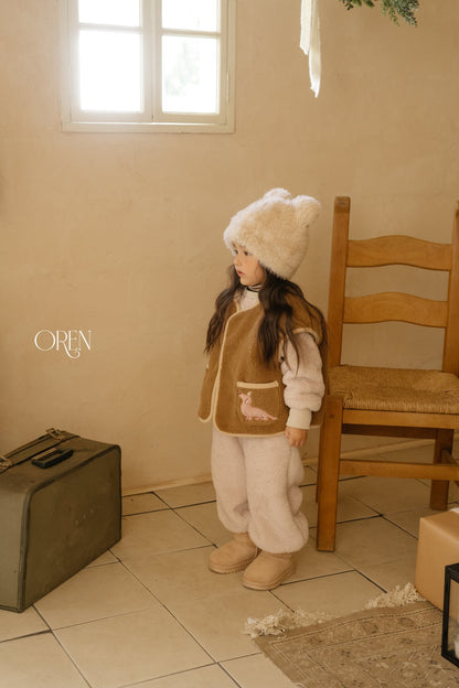 ［OREN］monceau fleece vest