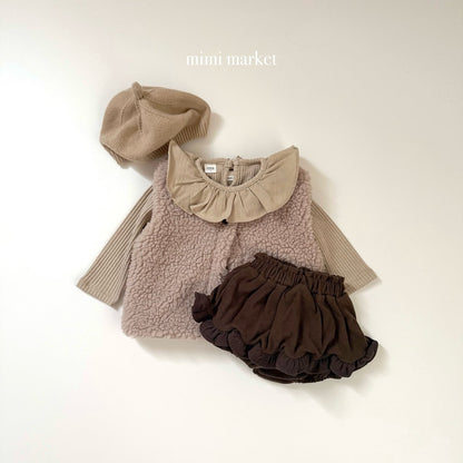 ［mimimarket］liz collar tee