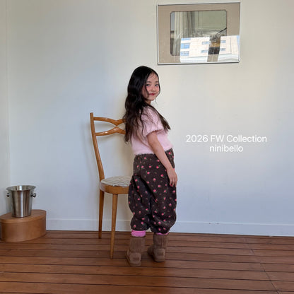 ［ninibello］snowbell short sleeve cardigan