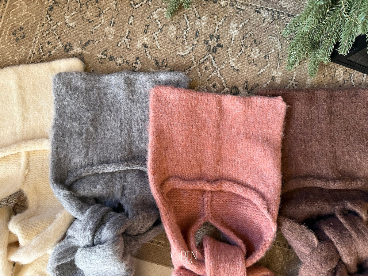 ［OREN］cat muffler beanie