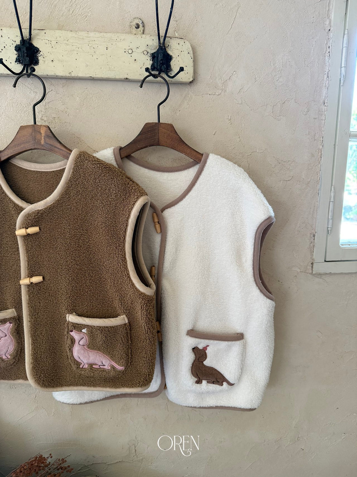 ［OREN］monceau fleece vest