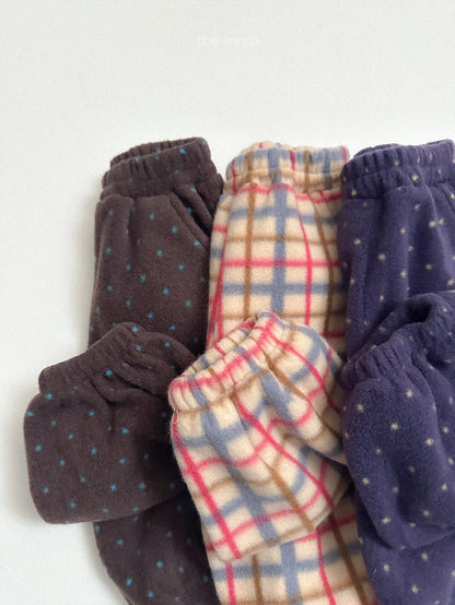 ［minirobe］fleece jogger pants