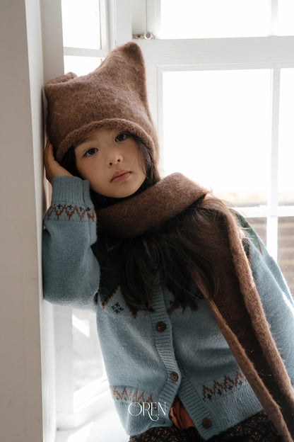 ［OREN］cat muffler beanie