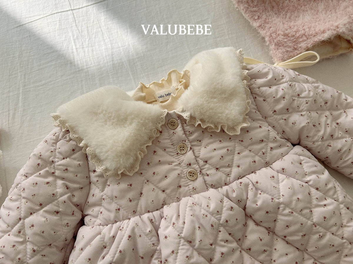 ［valubebe］sherbet flower padding suit