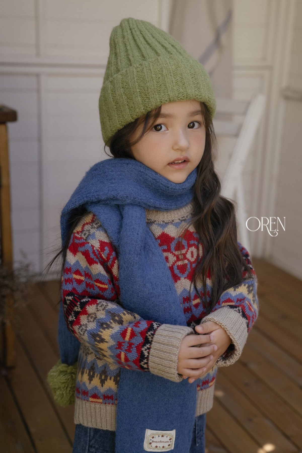 ［OREN］adeline multi wool knit (adult)