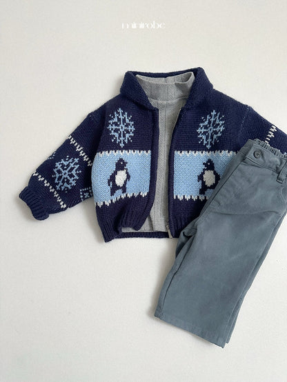 ［minirobe］eyelet turtleneck tee