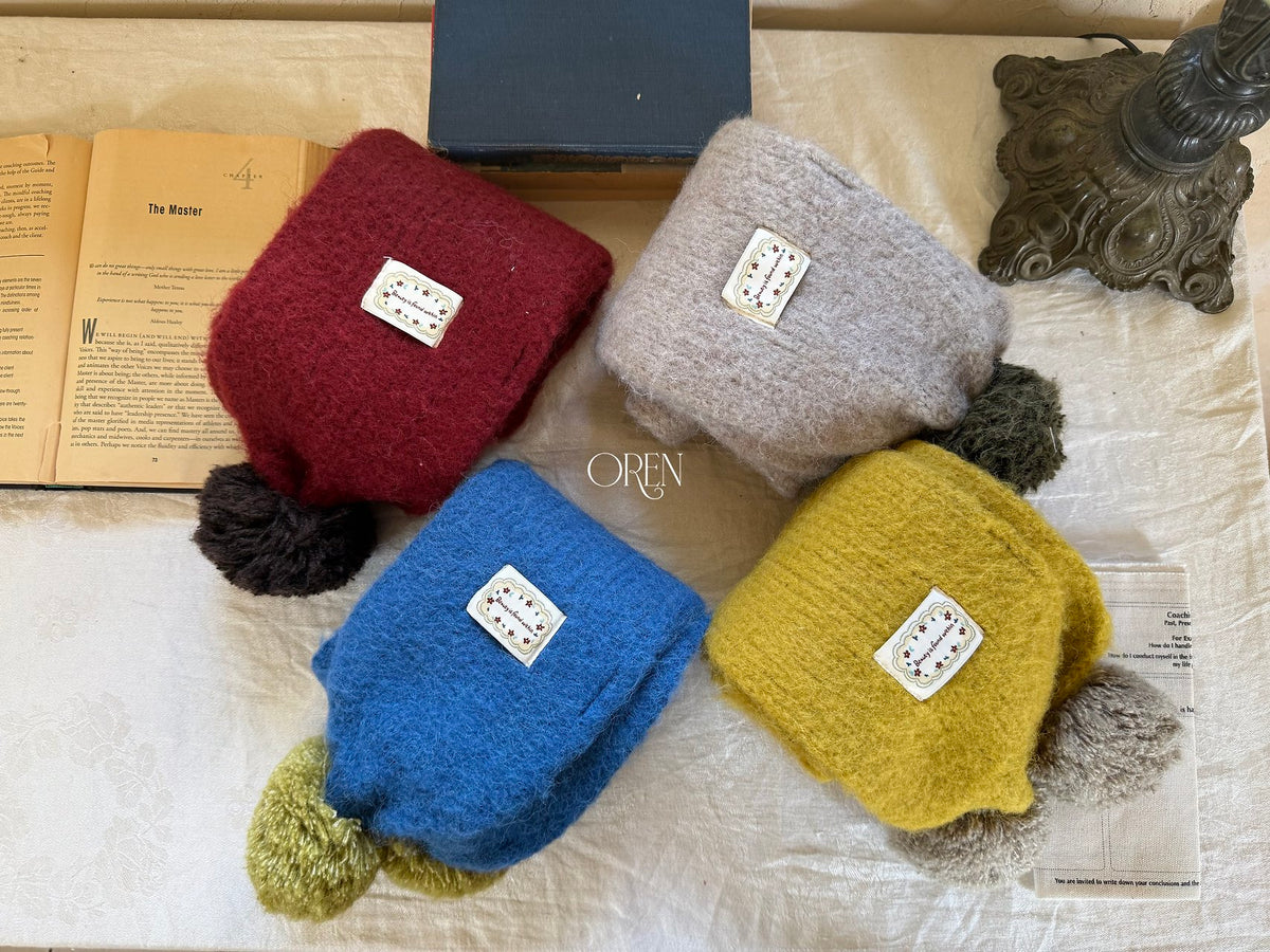 ［OREN］merci pom-pom muffler