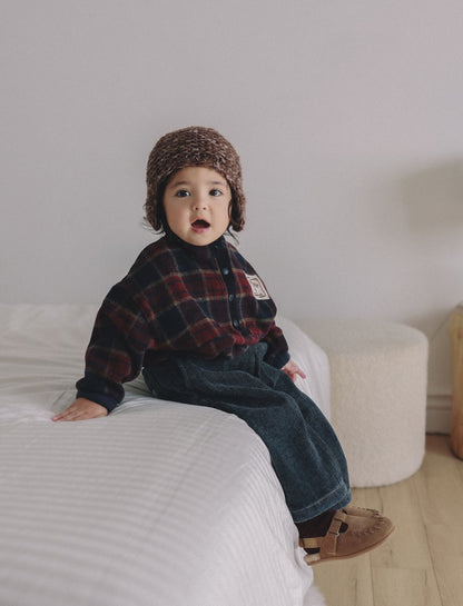 ［ONU］wide fleece denim