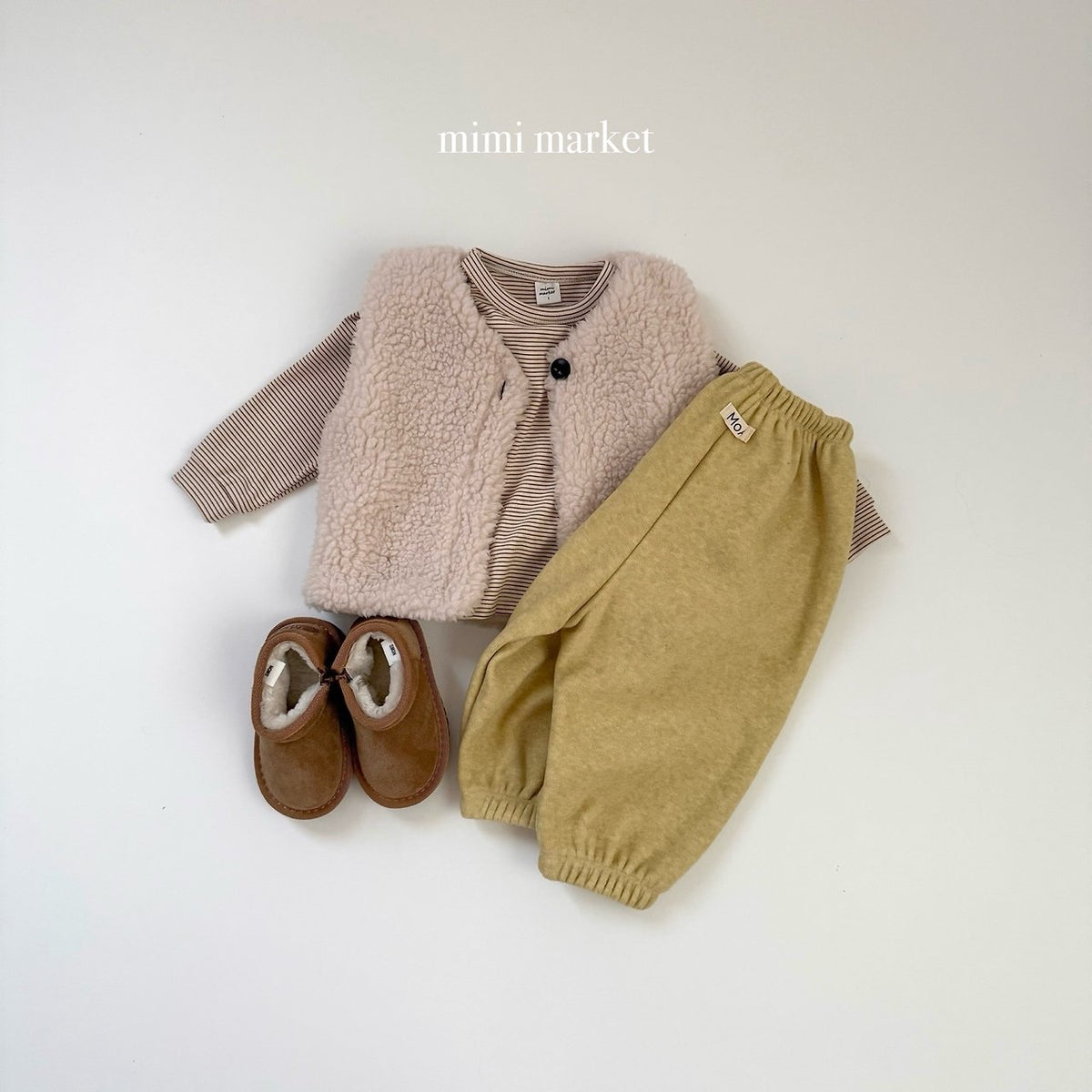 ［mimimarket］poodle vest
