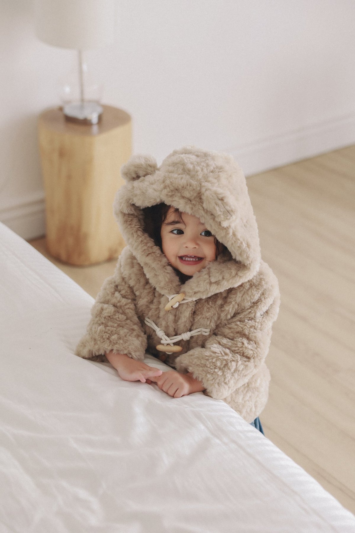 ［ONU］fur teddy coat