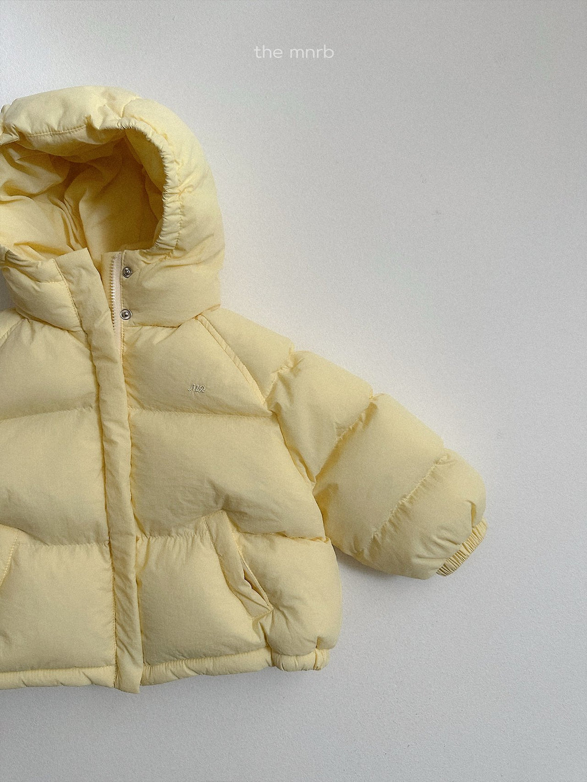 ［minirobe］roro hooded padded jacket
