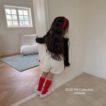 ［ninibello］meringue ribbon shorts