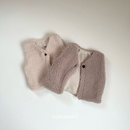 ［mimimarket］poodle vest