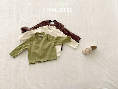 ［valubebe］winter fleece frill tee
