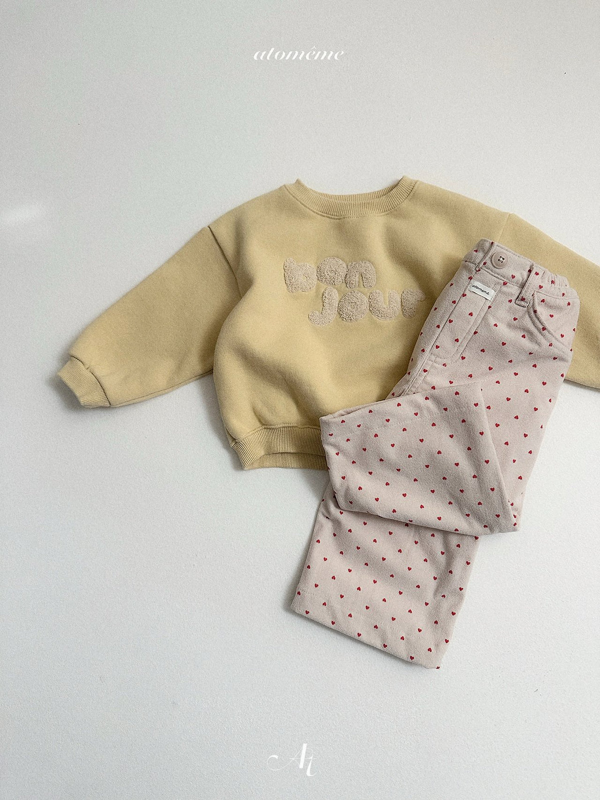 ［atomeme］bonjour sweatshirt