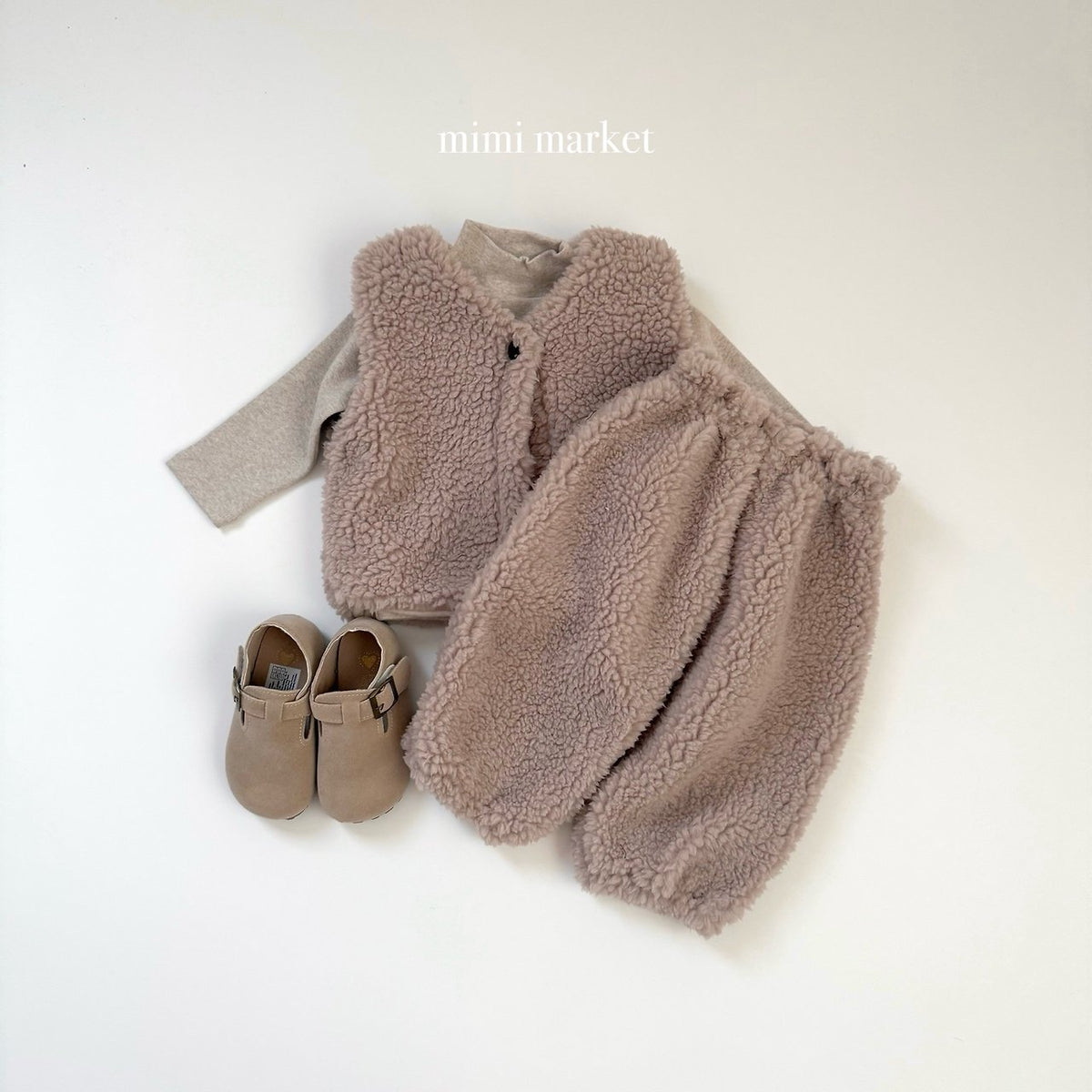 ［mimimarket］poodle vest