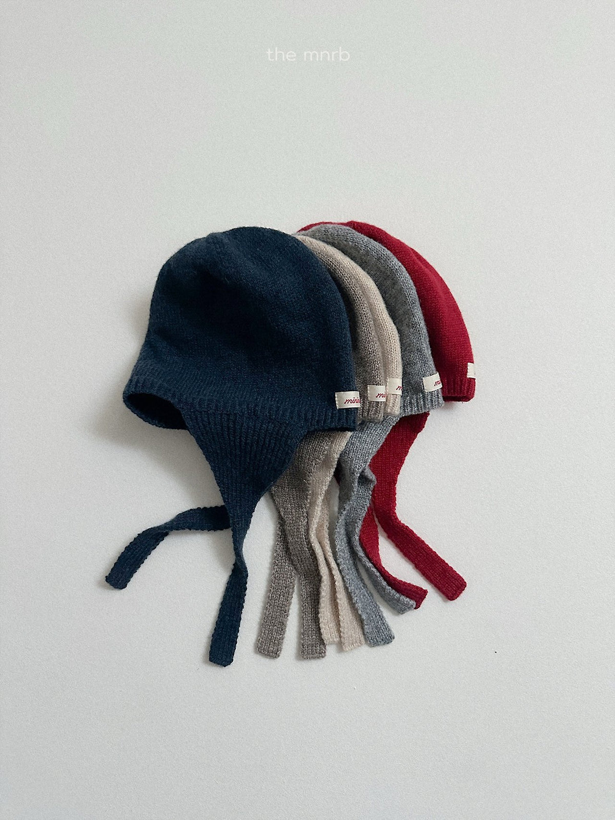 ［minirobe］earflap knit beanie