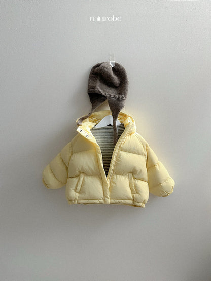 ［minirobe］earflap knit beanie