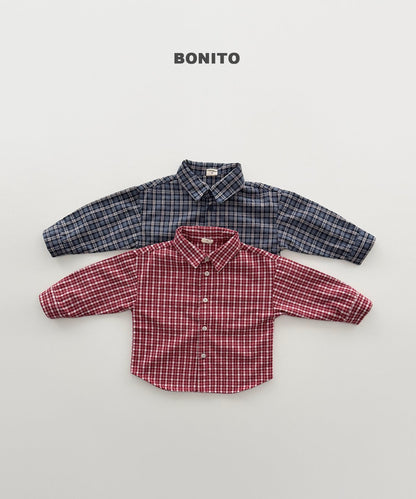 ［BONITO］check flannel shirt