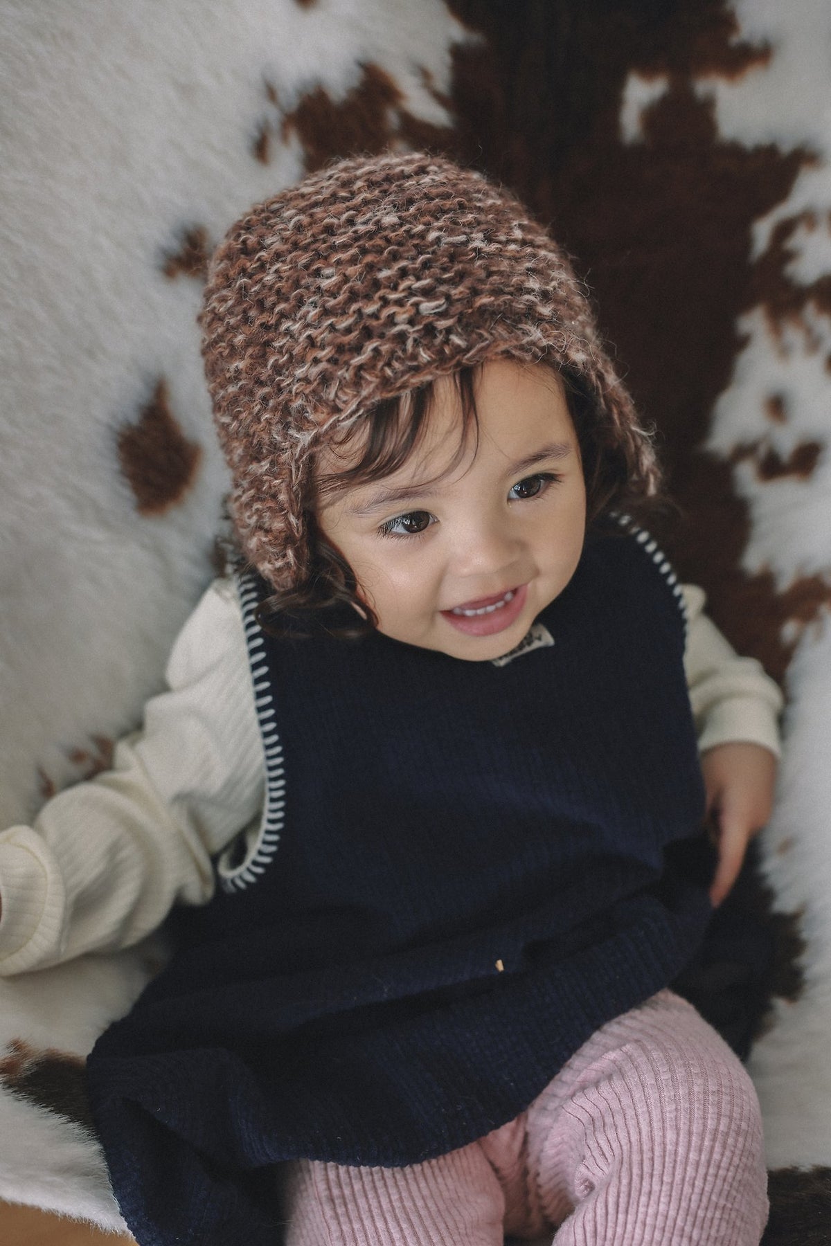 ［ONU］crochet knit beanie