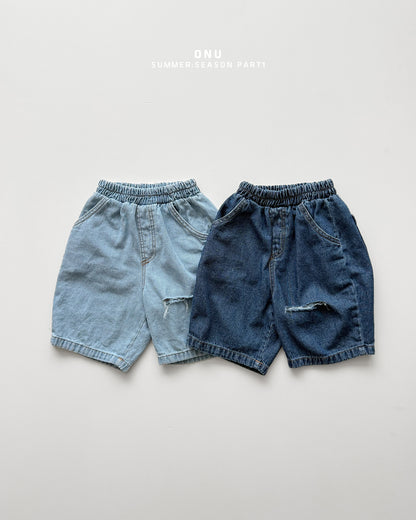 【PREORDER受付終了、ご希望はお問い合わせください。】39.Distressed denim pants