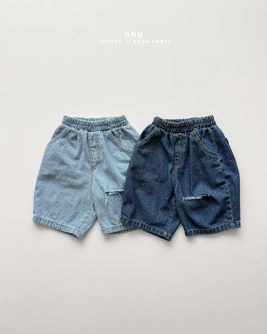 【PREORDER受付終了、ご希望はお問い合わせください。】39.Distressed denim pants